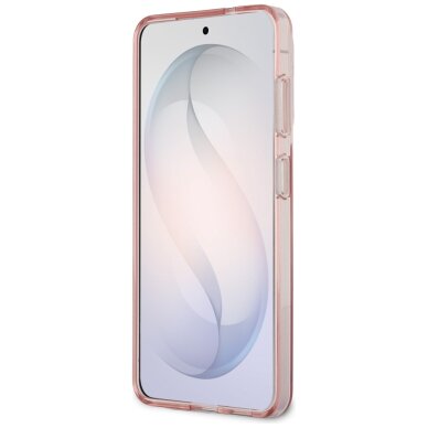 Samsung S26+ pink MagSafe IML Repeated Choupette KARL LAGERFELD nugarėlė 4