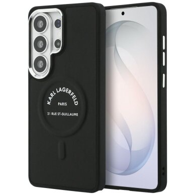 Samsung S26 ULTRA black MagSafe PU Karl RSG Logo KARL LAGERFELD nugarėlė