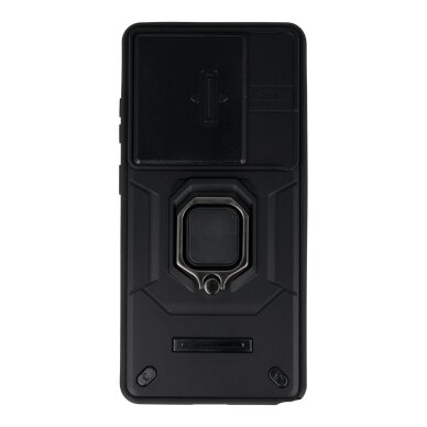 Samsung S26 ULTRA black RING ARMOR WITH CAMSHIELD nugarėlė 1