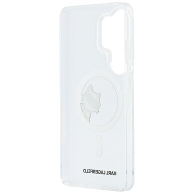 Samsung S26 ULTRA transparent MagSafe IML Choupette Peekaboo KARL LAGERFELD nugarėlė 6