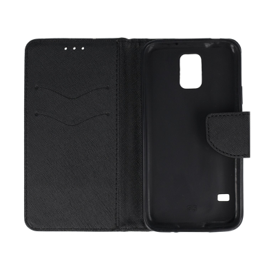 Samsung S5 juodas fancy diary dėklas 1