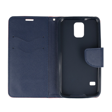 Samsung S5 raudonas fancy diary dėklas 1