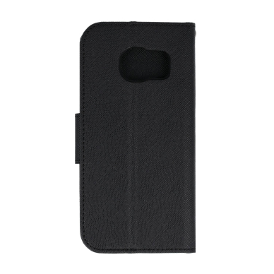 Samsung S7 EDGE juodas fancy diary dėklas 1