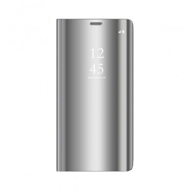 Samsung S7 edge sidabro spalvos VIEW WINDOW dėklas