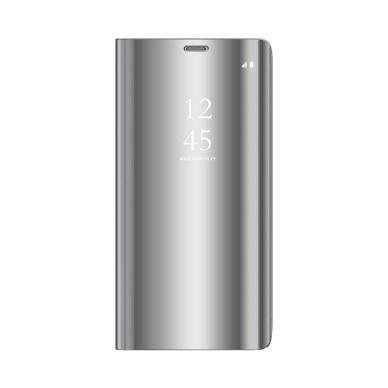 Samsung S7 edge sidabro spalvos VIEW WINDOW dėklas
