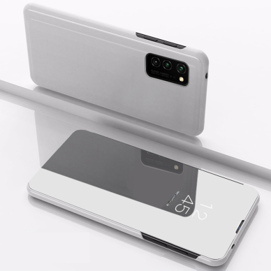 Samsung S7 edge sidabro spalvos VIEW WINDOW dėklas 2