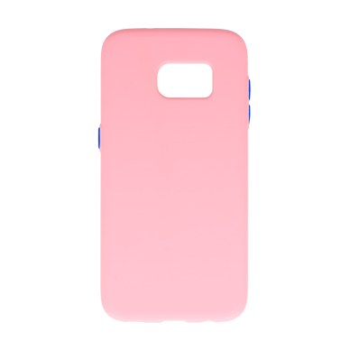 Samsung S7 šviesiai rožinė SOLID SILICONE nugarėlė