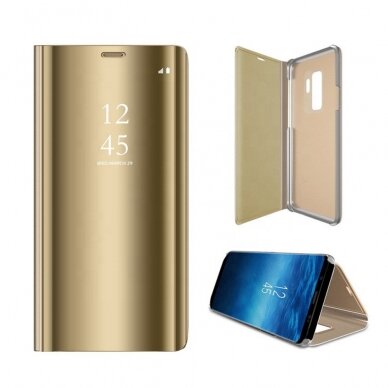 Samsung S8 aukso spalvos VIEW WINDOW dėklas 1