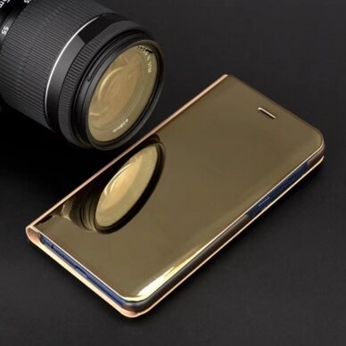 Samsung S8 aukso spalvos VIEW WINDOW dėklas 3