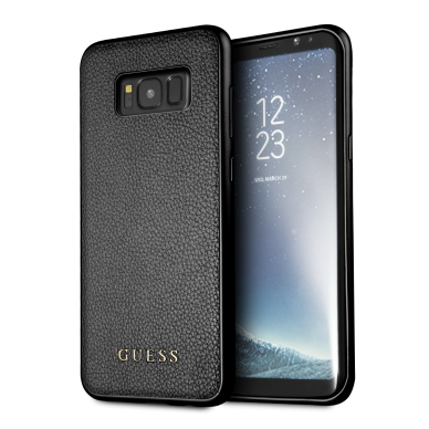 Samsung S8+ juoda GUESS nugarėlė GUHCS8LIGLBK