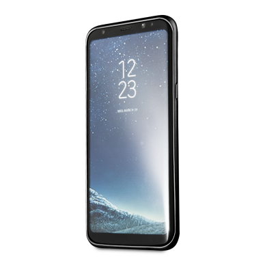 Samsung S8+ juoda GUESS nugarėlė GUHCS8LIGLBK 1