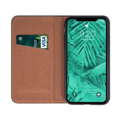 Samsung S8 juodas odinis GENUINE dėklas 2