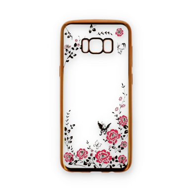 Samsung S8 PLUS gold perfect FLOWERS nugarėlė