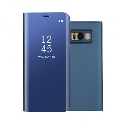 Samsung S8 PLUS mėlynas VIEW WINDOW dėklas