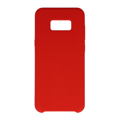 Samsung S8+ raudona SILICONE nugarėlė