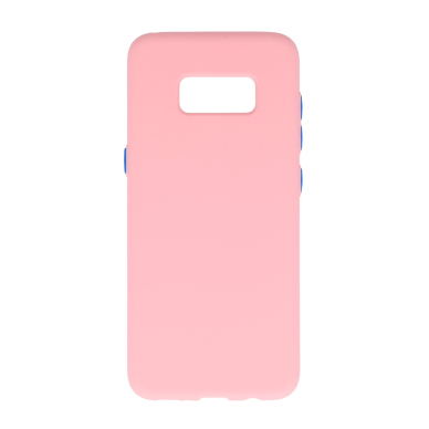 Samsung S8 šviesiai rožinė SOLID SILICONE nugarėlė