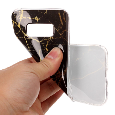 Samsung S8 Tracy nugarėlė Black&gold Marble 4