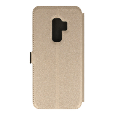 Samsung S9 PLUS aukso spalvos BOOK POCKET dėklas 1