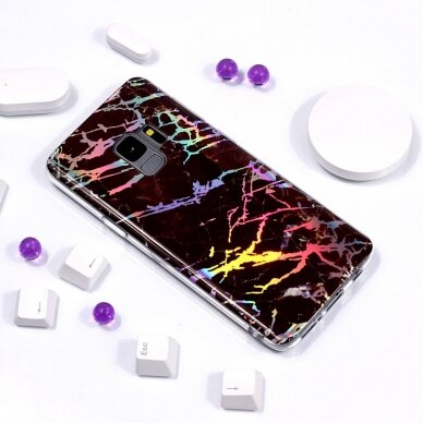 Samsung S9 Tracy Brown Marble+ nugarėlė 4