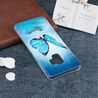 Samsung S9 Tracy nugarėlė Blue Butterfly 5