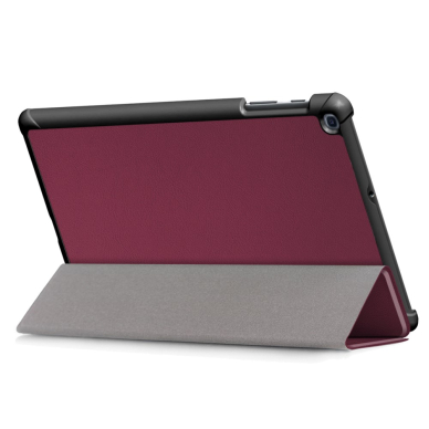 Samsung Tab A 10.1 2019 bordo TRIFOLD dėklas 5