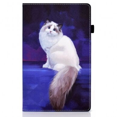 Samsung Tab A 10.1 2019 fashion dėklas Fluffy Cat 6