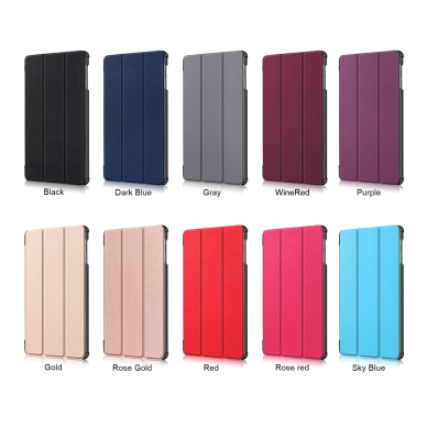 Samsung Tab A 10.1 2019 juodas TRIFOLD dėklas 3