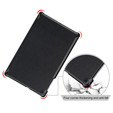 Samsung Tab A 10.1 2019 juodas TRIFOLD dėklas 6