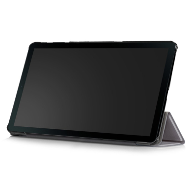 Samsung Tab A 10.1 2019 pilkas TRIFOLD dėklas 6