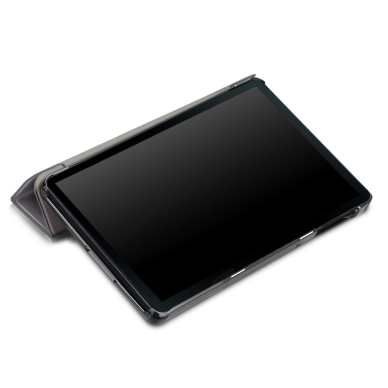 Samsung Tab A 10.1 2019 pilkas TRIFOLD dėklas 7