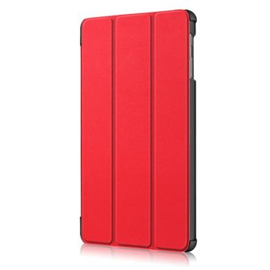 Samsung Tab A 10.1 2019 raudonas TRIFOLD dėklas 3
