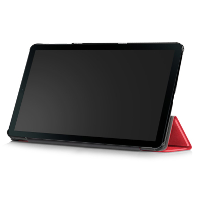 Samsung Tab A 10.1 2019 raudonas TRIFOLD dėklas 6
