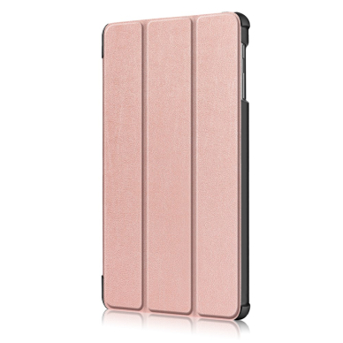 Samsung Tab A 10.1 2019 rausvas TRIFOLD dėklas 3