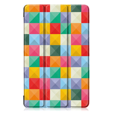 Samsung Tab A 10.1 2019 TRIFOLD dėklas Kvadratai 1