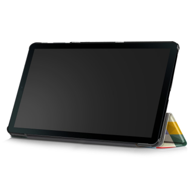 Samsung Tab A 10.1 2019 TRIFOLD dėklas Kvadratai 6