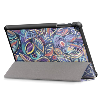 Samsung Tab A 10.1 2019 TRIFOLD dėklas Leaves 5