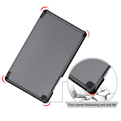 Samsung Tab A 8" pilkas TRIFOLD dėklas 4