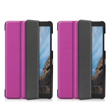 Samsung Tab A 8" violetinis TRIFOLD dėklas 2