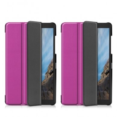 Samsung Tab A 8" violetinis TRIFOLD dėklas 2