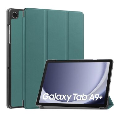 Samsung TAB A11+ / A9+ 11" dark green TRIFOLD dėklas