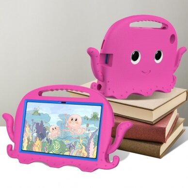 Samsung Tab A7 10.4" ARMOR OCTOPUS rožinė nugarėlė 3