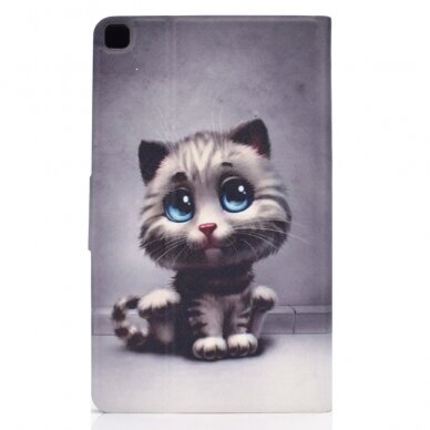 Samsung Tab A7 10.4" fashion dėklas Cat with blue Eyes 5