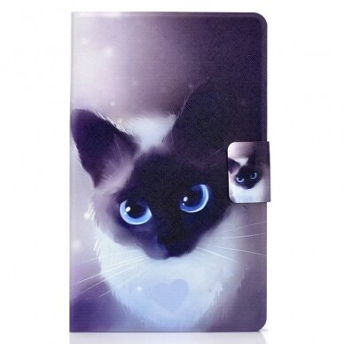 Samsung Tab A7 10.4" fashion dėklas Cute Cat 4