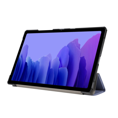 Samsung Tab A7 10.4" grey blue TRIFOLD dėklas 4