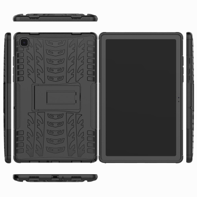 Samsung Tab A7 10.4" juoda Tracy DEFENDER nugarėlė 3