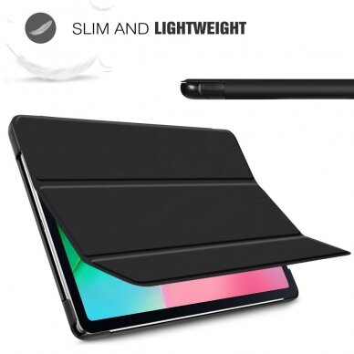 Samsung Tab A7 10.4" juodas TRIFOLD dėklas 3