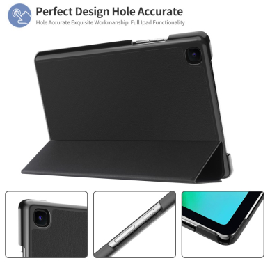 Samsung Tab A7 10.4" juodas TRIFOLD dėklas 4