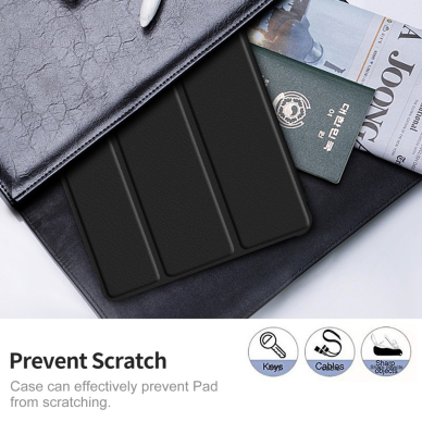 Samsung Tab A7 10.4" juodas TRIFOLD dėklas 7