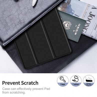 Samsung Tab A7 10.4" juodas TRIFOLD dėklas 7