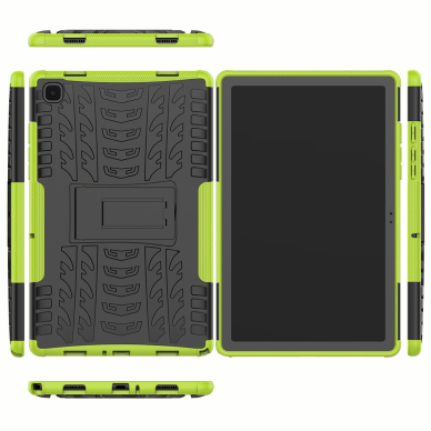Samsung Tab A7 10.4" juoda+salotinė Tracy DEFENDER nugarėlė 2